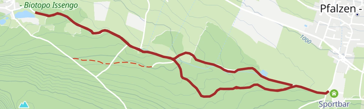 Route map: LandArt trail